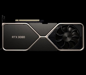 Picture of the RTX 3080 graphics card
